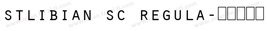 stlibian sc regula字体转换